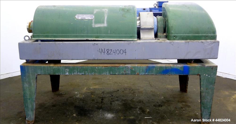 Used Stainless Steel Flottweg Solid Bowl Horizontal Decanter Centrifuge