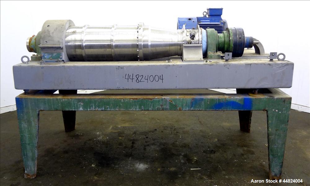 Used Stainless Steel Flottweg Solid Bowl Horizontal Decanter Centrifuge