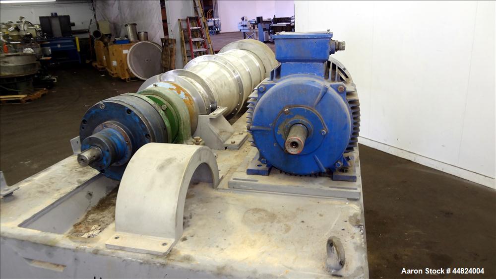 Used Stainless Steel Flottweg Solid Bowl Horizontal Decanter Centrifuge