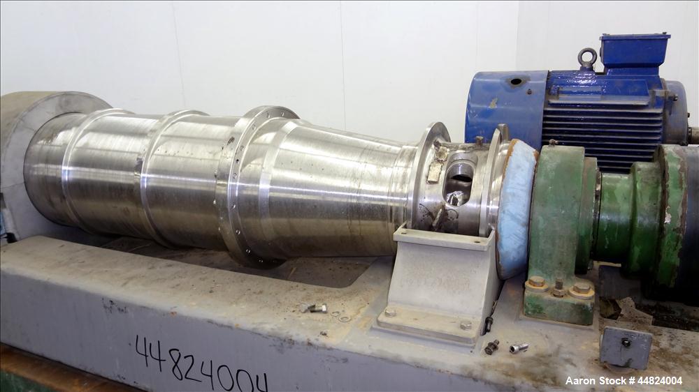 Used Stainless Steel Flottweg Solid Bowl Horizontal Decanter Centrifuge