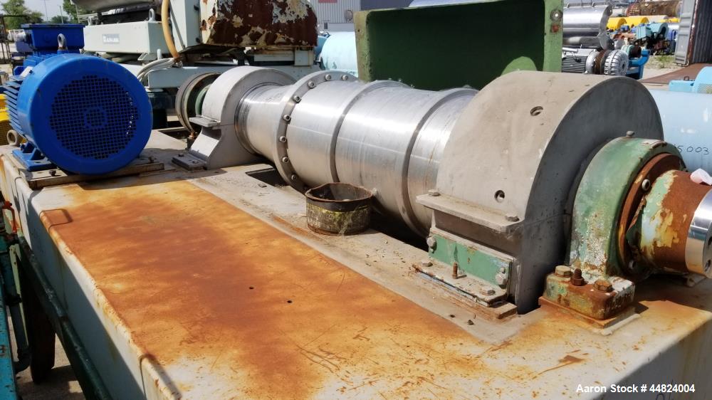 Used Stainless Steel Flottweg Solid Bowl Horizontal Decanter Centrifuge