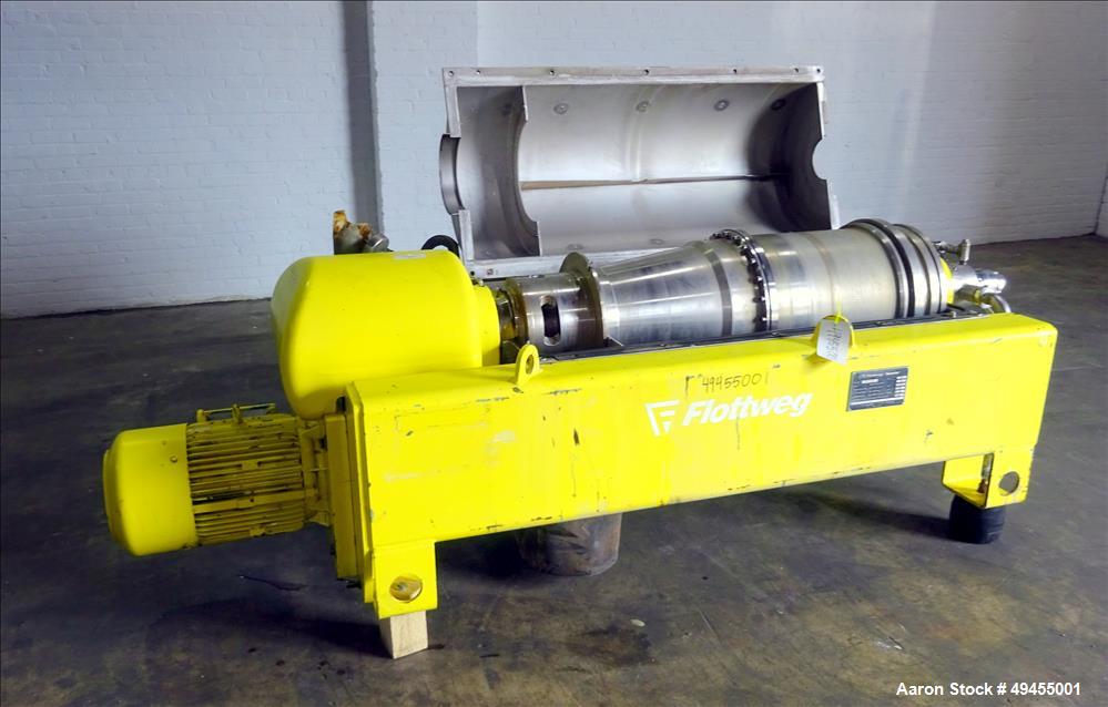 Used Flottweg Z4D-3/401 Decanter Solid Bowl Decanter Centrifuge