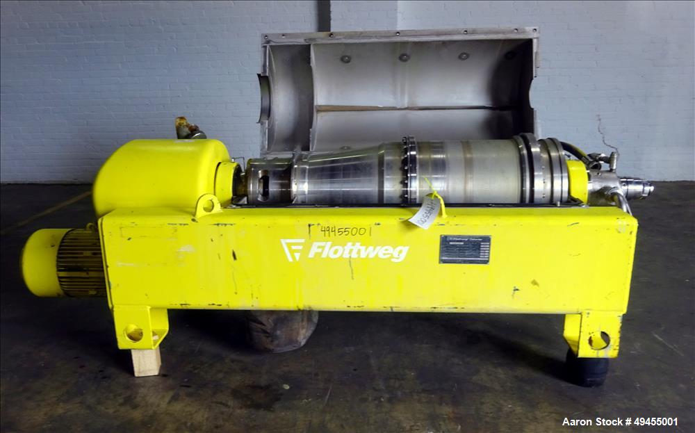 Used Flottweg Z4D-3/401 Decanter Solid Bowl Decanter Centrifuge