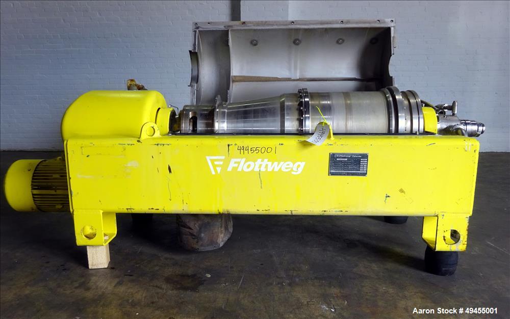 Used- Flottweg Z4D-3/401 Decanter Solid Bowl Decanter Centrifuge