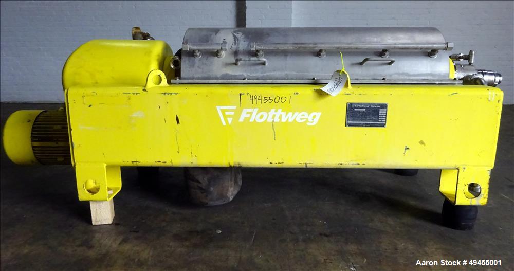 Used Flottweg Z4D-3/401 Decanter Solid Bowl Decanter Centrifuge