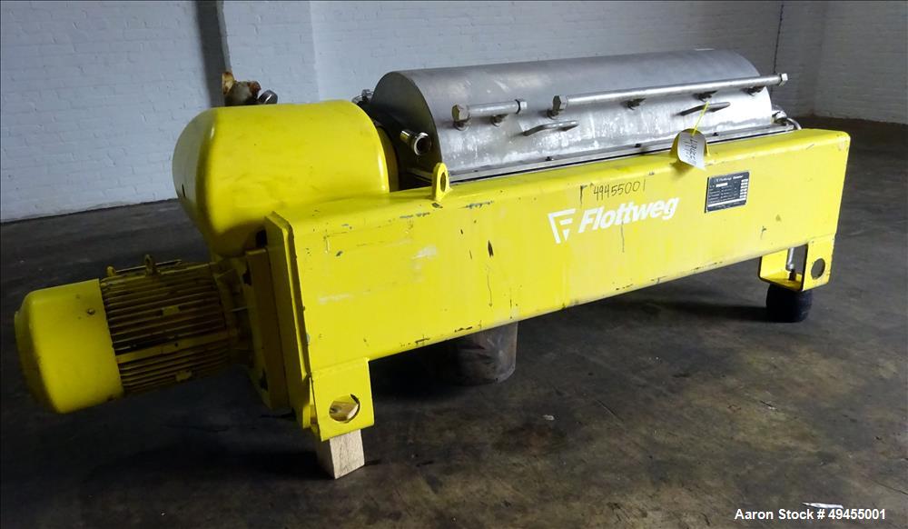 Used Flottweg Z4D-3/401 Decanter Solid Bowl Decanter Centrifuge