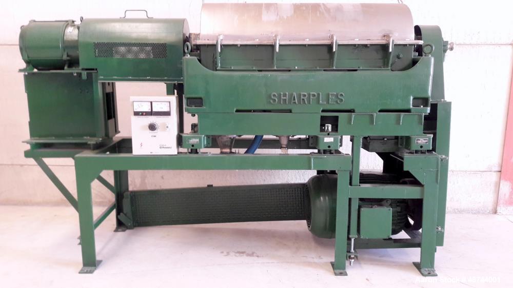 Used Sharples P-3400-3PH Super-D-Canter Centrifuge.