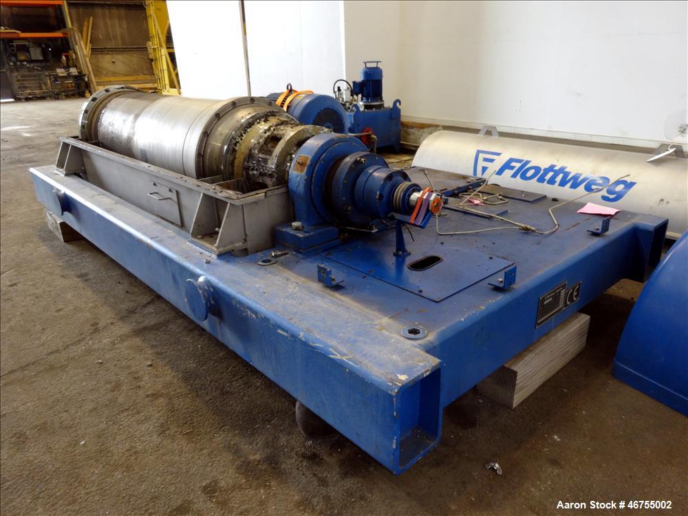 Used Flottweg Z53/4-454 OSE Solid Bowl Decanter Centrifuge