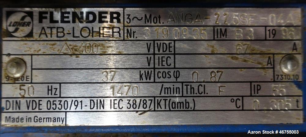 Used Flottweg Z53/4-454 OSE Solid Bowl Decanter Centrifuge
