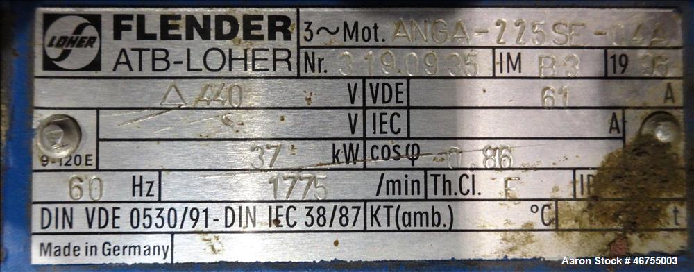 Used Flottweg Z53/4-454 OSE Solid Bowl Decanter Centrifuge