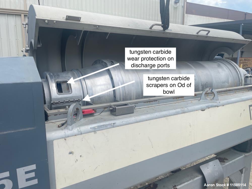 Used Flottweg Z5E-4/404 Decanter Centrifuge – 20" x 83" Stainless Bowl, 75 HP, Industrial Separator