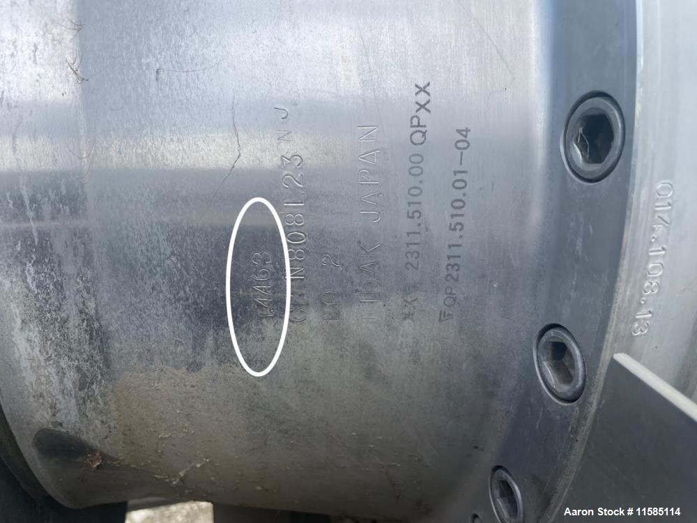 Used Flottweg Z5E-4/404 Decanter Centrifuge – 20" x 83" Stainless Bowl, 75 HP, Industrial Separator