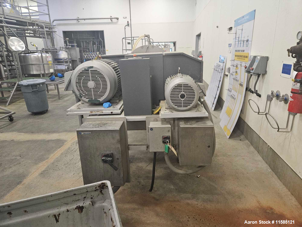 Used Flottweg Z5E-4/404 Decanter Centrifuge – 24" Bowl Stainless Steel Food Grade Separation System