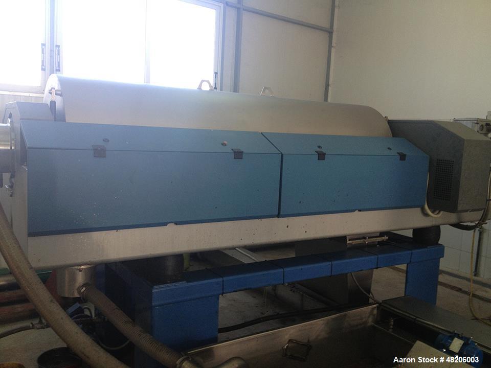 Used Flottweg Z5E-4/444 Tricanter Solid Bowl Decanter Centrifuge