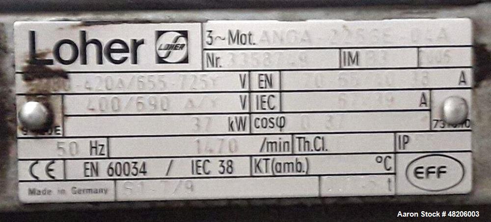 Used Flottweg Z5E-4/444 Tricanter Solid Bowl Decanter Centrifuge