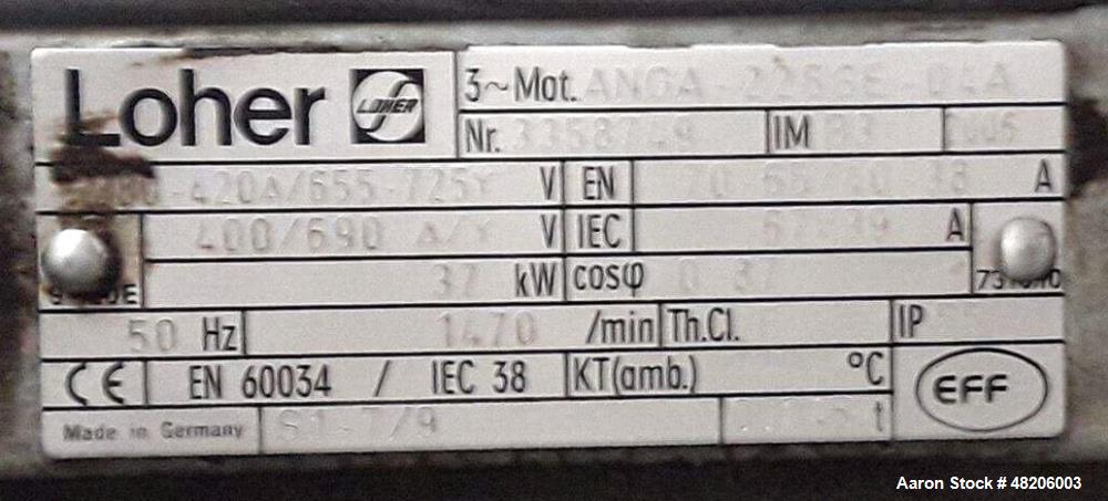 Used- Flottweg Z5E-4/444 Tricanter Solid Bowl Decanter Centrifuge