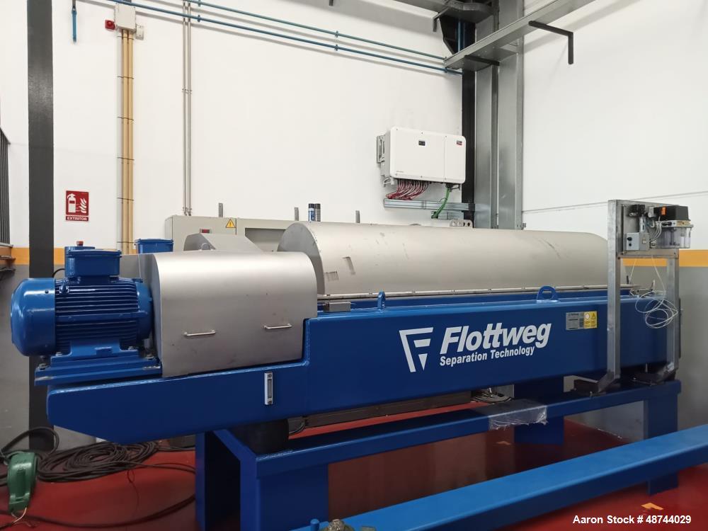 Used Flottweg Z6E-4/454 Solid Bowl Decanter Centrifuge