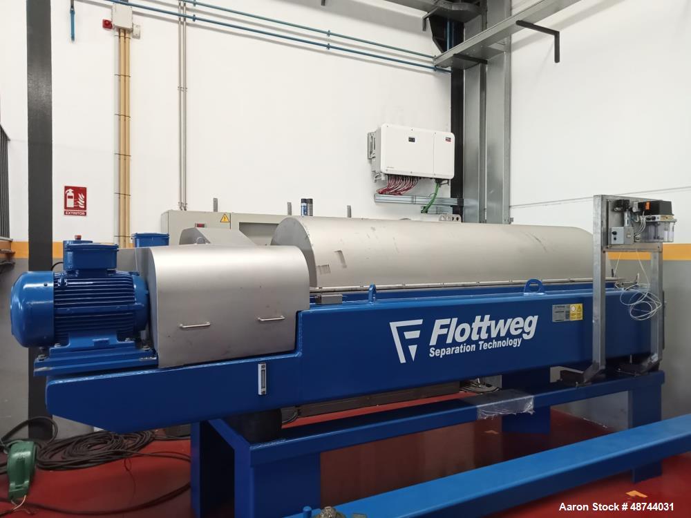 Used Flottweg Z6E-4/454 Solid Bowl Decanter Centrifuge