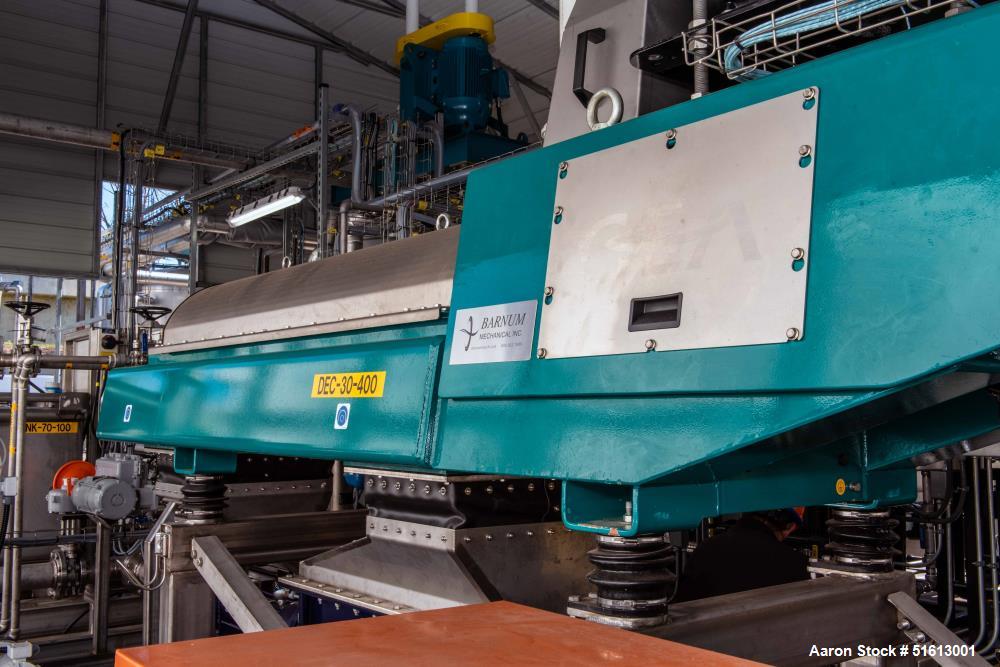 Used GEA Westfalia Dewatering Centrifuge Skid