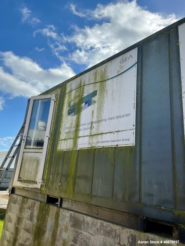 Used-GEA Westfalia Mobile Containerized Wastewater Treatment System