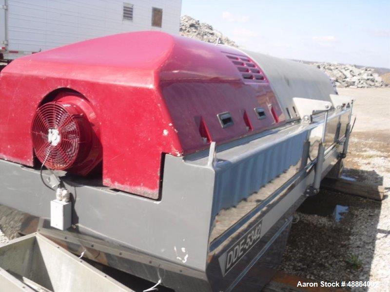Used Haus Centrifuge Technologies Solid Bowl Decanter Centrifuge Model DDE-5342, S/N 13DK117 (2013), Stainless Steel Construction on Product Contact Areas, 3200 RPM Max. Bowl Speed, Single Lead Conve...