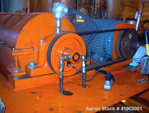 Used Stainless Steel Humbolt Solid Bowl Decanter Centrifuge