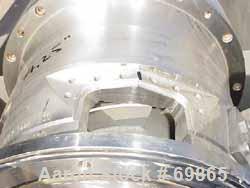 USED:Hutchinson Hayes 1448 solid bowl decanter centrifuge, 316stainless steel construction (product contact areas). 4.25" singlelead conveyor with welded hardfacing, hogged out cake discharge ports,c...