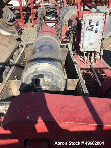 Used- Hutchinson Hayes 5500 Solid Bowl Decanter "Drilling Mud" Centrifuge Skid. Stainless steel construction (product contac...
