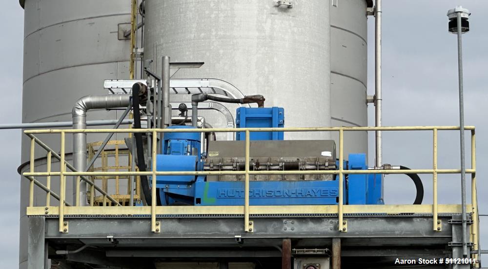 Used Hutchinson Hayes High-G Centrifuge, Model 5500 | 3700 RPM | 275°F Max Temp | Control Panel | Carbon Steel Frame Mount | Serial# 995500-220