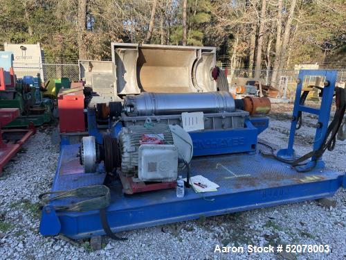 Used-Hutchinson Hayes 5500 "Drilling Mud" Solid Bowl Decanter Centrifuge Skid Sy