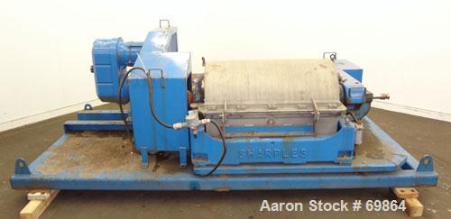 Used Stainless steel Hutchinson Hayes Solid Bowl Decanter Centrifuge