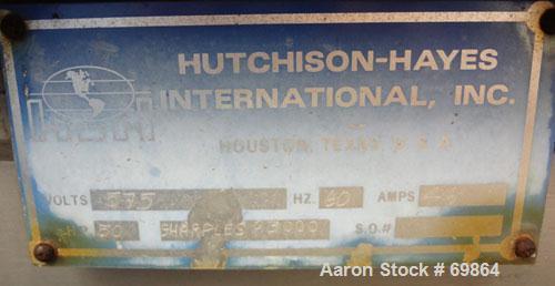 Used Stainless steel Hutchinson Hayes Solid Bowl Decanter Centrifuge