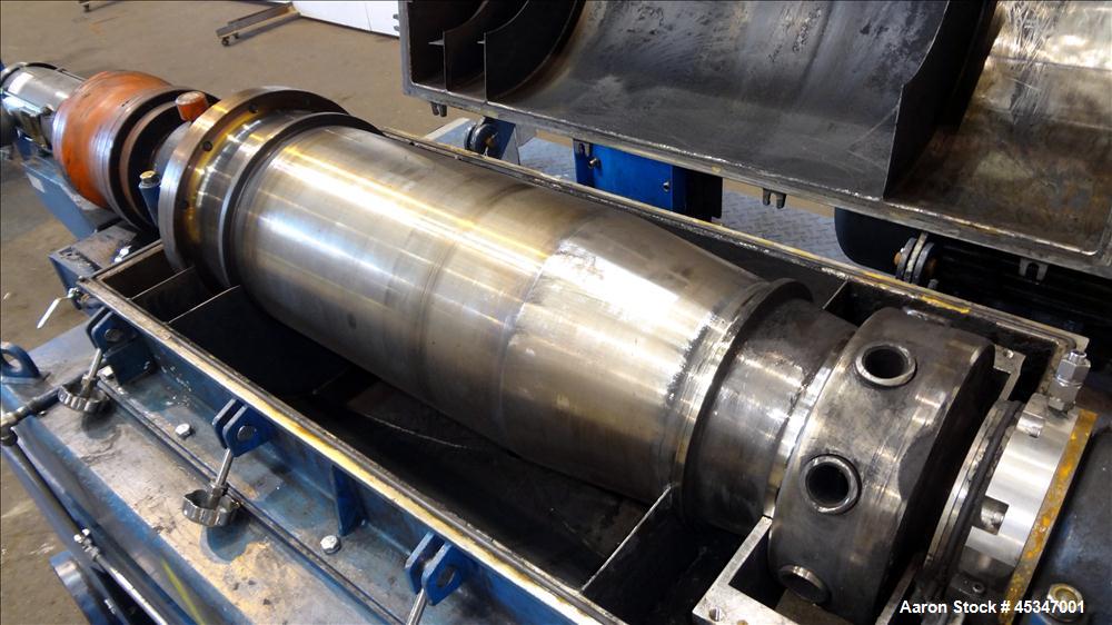 Used Stainless Steel Solid Bowl Decanter Centrifuge, IHI HS-325FS
