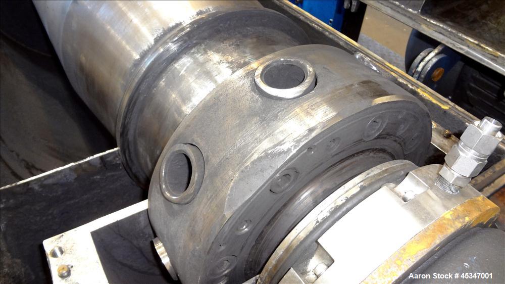 Used Stainless Steel Solid Bowl Decanter Centrifuge, IHI HS-325FS