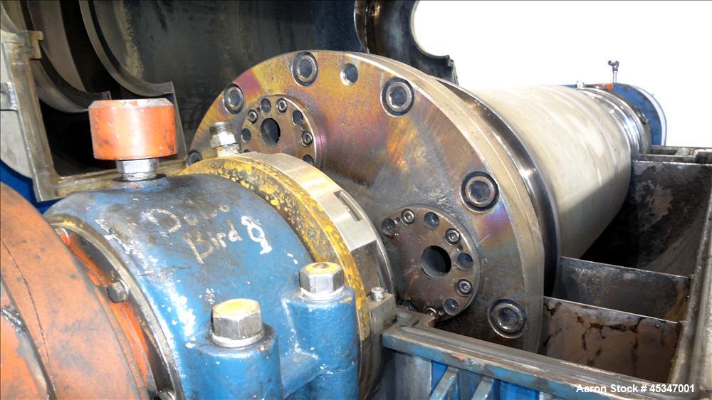 Used Stainless Steel Solid Bowl Decanter Centrifuge, IHI HS-325FS