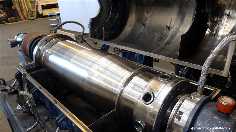 Used Stainless Steel Solid Bowl Decanter Centrifuge, IHI HS-325FS