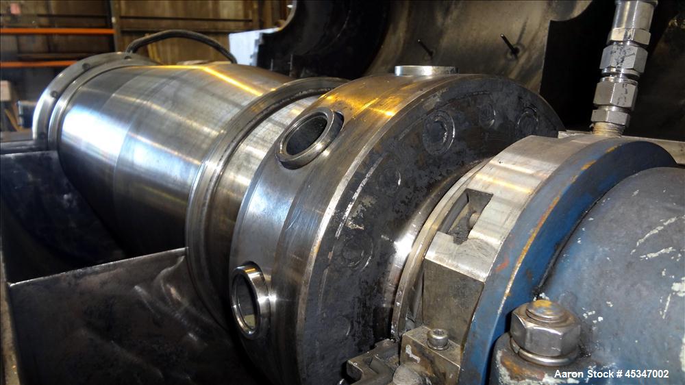 Used Stainless Steel Solid Bowl Decanter Centrifuge, IHI HS-325FS