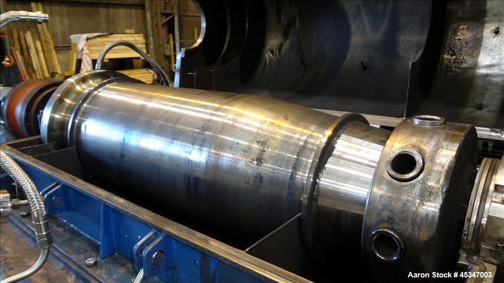 Used Stainless Steel Solid Bowl Decanter Centrifuge, IHI HS-325FS