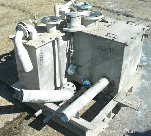 USED: IHI HS-325FS Solid Bowl Decanter Centrifuge, stainless steel construction on product contact areas. 12.7" diameter x 42.9" straight side (325mm x 1100mm) bowl, 2.5" single lead hardfaced convey...