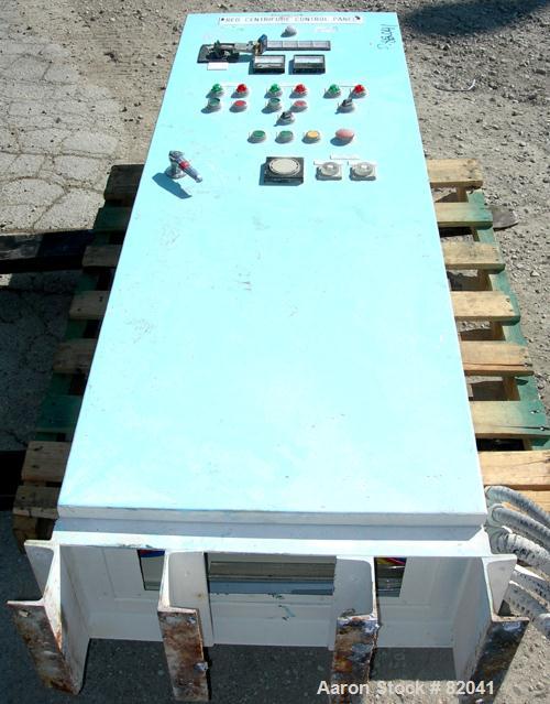 USED: IHI HS-325FS Solid Bowl Decanter Centrifuge, stainless steel construction on product contact areas. 12.7" diameter x 42.9" straight side (325mm x 1100mm) bowl, 2.5" single lead hardfaced convey...