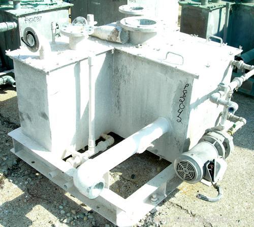 USED: IHI HS-325FS Solid Bowl Decanter Centrifuge, stainless steel construction on product contact areas. 12.7" diameter x 42.9" straight side (325mm x 1100mm) bowl, 2.5" single leadhardfaced conveyo...