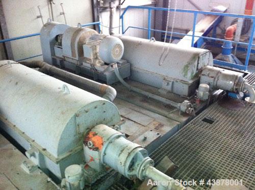 Used KHD Humboldt Wedag Solid Bowl Decanter Centrifuge