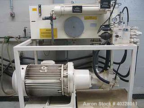 Used KHD Decanter Centrifuge, Model S4-1. Carbon steel, 35.4" (900 mm) diameter bowl. Max bowl speed 1400 rpm by a fully hydraulic 100 hp/75 kW XP motor. Drum wall thickness 0.6" (16 mm). Viscotherm ...