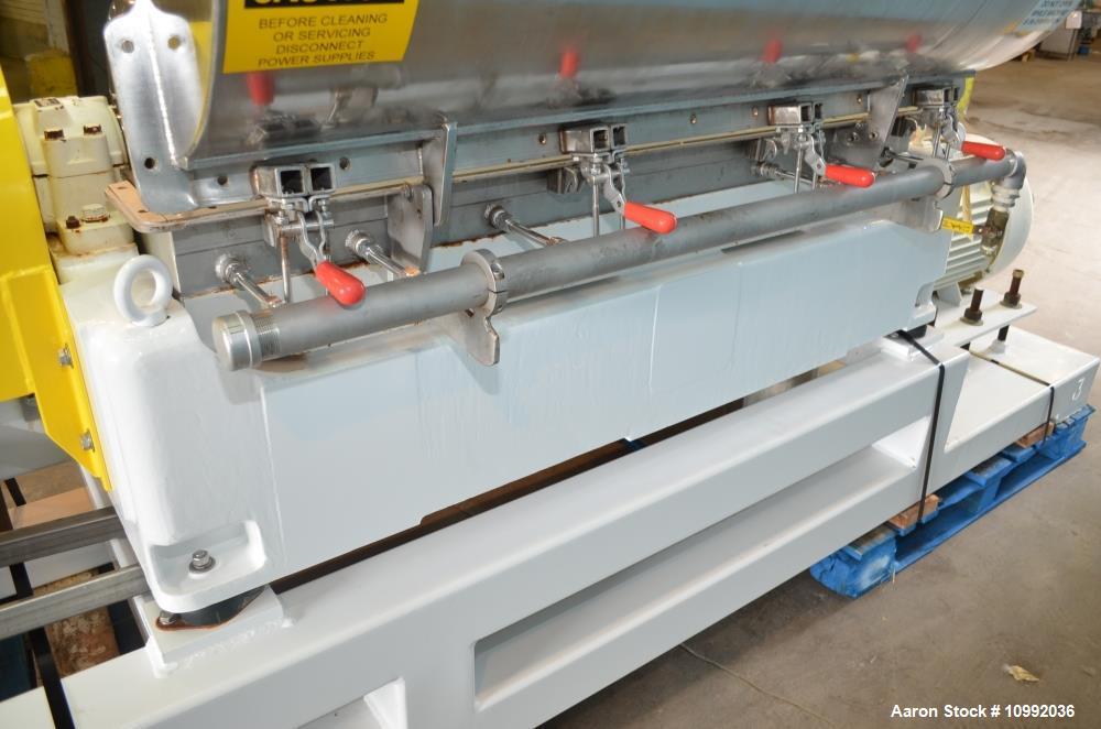Used Kubco Model KHV3400 Stainless Steel Decanter Centrifuge