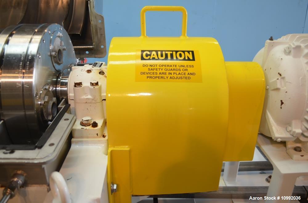 Used Kubco Model KHV3400 Stainless Steel Decanter Centrifuge