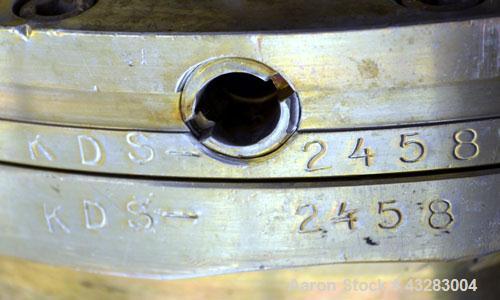 Used Alfa Laval NX-418 (2 or 3 phase) Solid Bowl Decanter Centrifuge. 316 Stainless steel construction (product contact areas), maximum bowl speed 3250 rpm, single row of lined cake discharge ports, ...