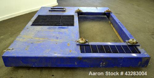 Used Alfa Laval NX-418 (2 or 3 phase) Solid Bowl Decanter Centrifuge. 316 Stainless steel construction (product contact areas), maximum bowl speed 3250 rpm, single row of lined cake discharge ports, ...