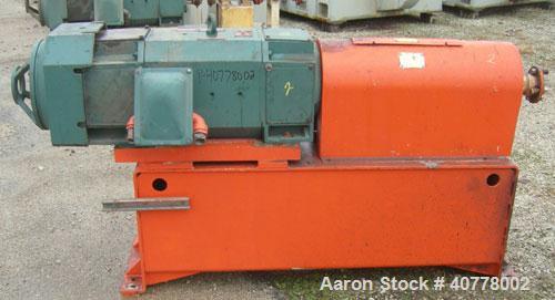 Used Sharples PM-75000 Super-D-Canter Centrifuge, 316/317 stainless steel construction on product contact areas. Max bowl speed 2600 rpm, 360 degree solid discharge ports with STC liners, 10" single ...