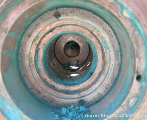 Reconditioned-Pfaudler/Flottweg Z1L solid bowl decanter centrifuge. 316 stainless steel construction (product contact areas), hardfaced solids discharge ports, 1.5" single lead conveyor, cyclo gearbo...