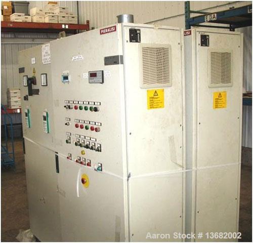 Used Pieralisi Baby 11 Solid Bowl Decanter Centrifuge. Stainless steel construction on product contact areas. Max bowl speed 5200 rpm, 3500 x "G" force, conveyor with hardfacing, 7.5 kW drive motor, ...
